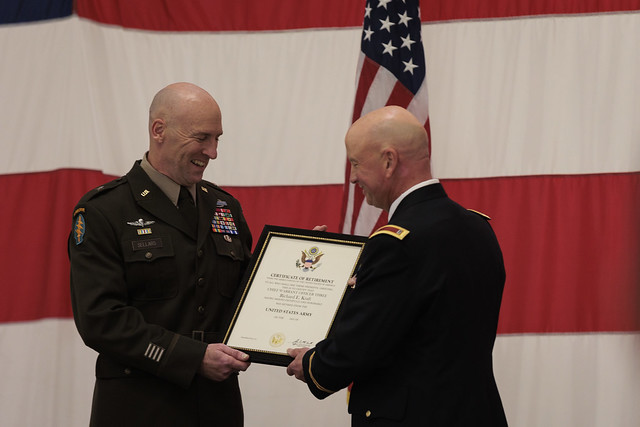 2023 Chief Warrant Officer 3 Richard Kraft retires from the Washington National Guard after 25 years of service