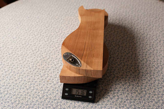 pear wood guitar wings solid