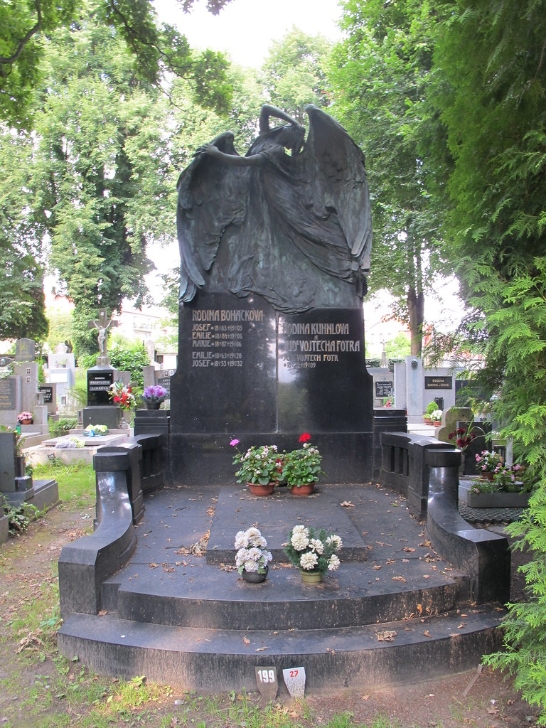hrob rodiny Boháčkovy, Kuhnovy a JUDr. Vojtěcha Fotra v Turnově