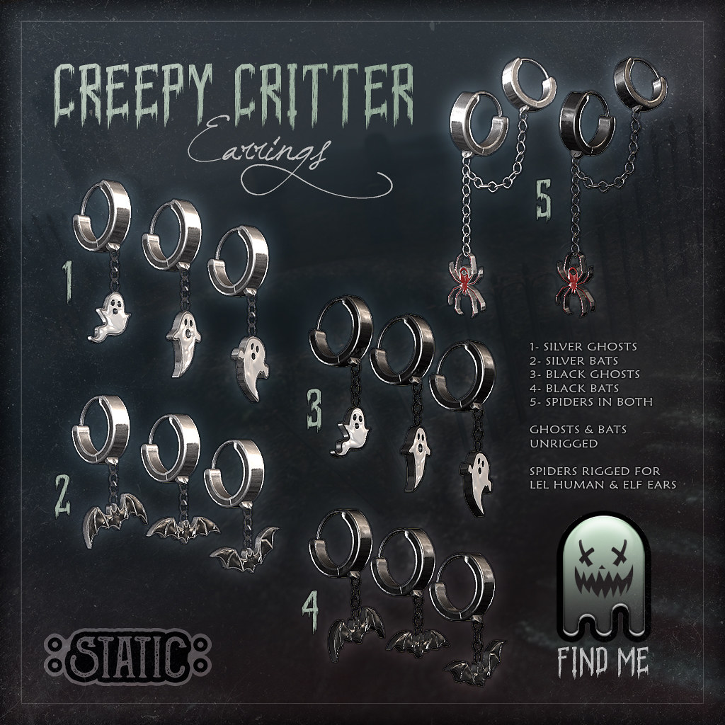 Creepy Critter Earrings