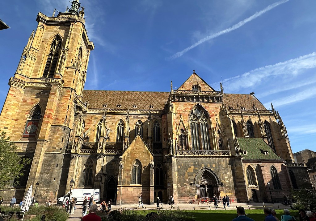 Colmar Alsace France : Collégiale Saint Martin ancienne cathédrale