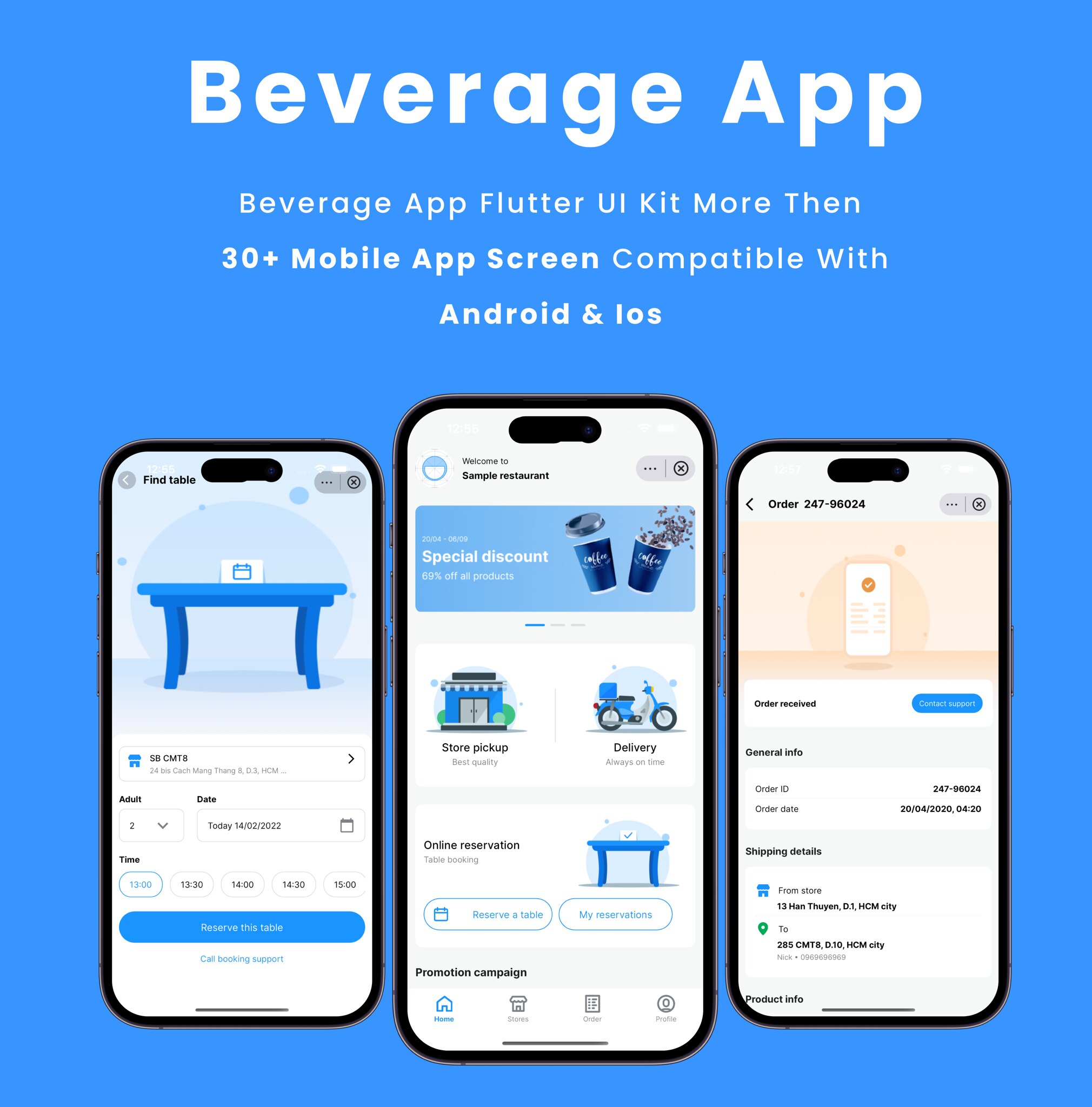 Beverage App - Flutter Mobile App Template
