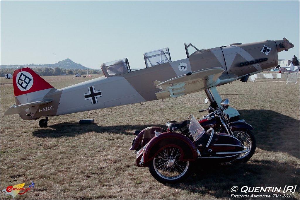 Indiana Jones avion allemand cervolix issoire auvergne airshow photography Meeting Aerien 2023