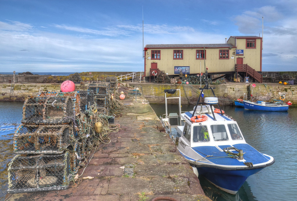 The harbour at St Abbs, Scottish Borders