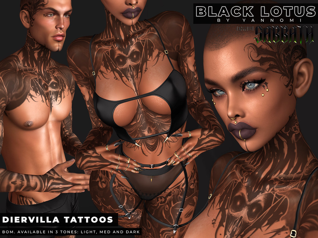Black Lotus @Sabbath – Diervilla tattoos