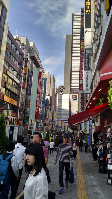 Candid Godzilla in Shinjuku