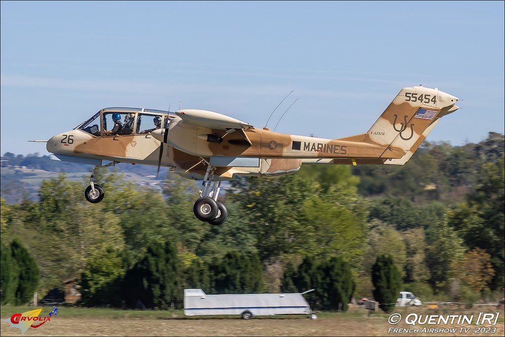 OV-10B Bronco F-AZKM musee europeen de l'aviation de chasse de Montelimar cervolix issoire auvergne airshow photography Meeting Aerien 2023