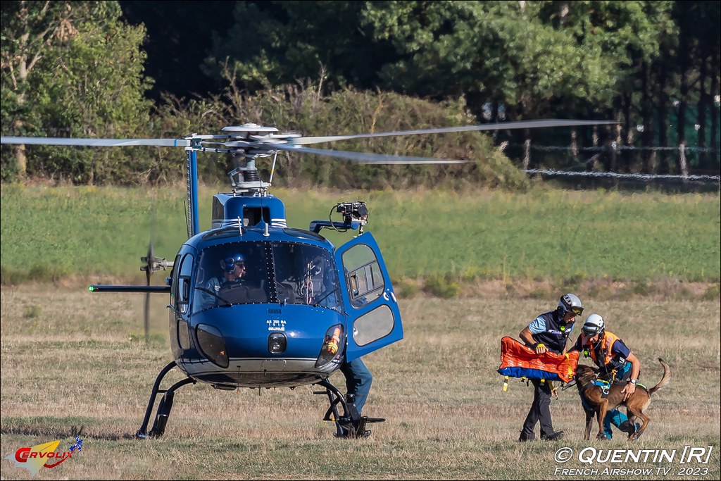AS350 Ecureuil Gendarmerie SAG Égletons cervolix issoire auvergne airshow photography Meeting Aerien 2023