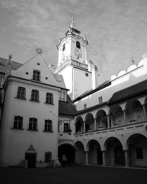 Courtyard of the old Bratislava townhall