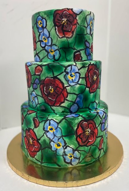 Stained glass 3 Tier 300163