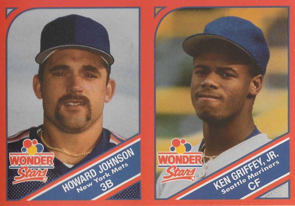 1990 Wonder Stars Panel of 2 (Howard Johnson, Ken Griffey Jr)