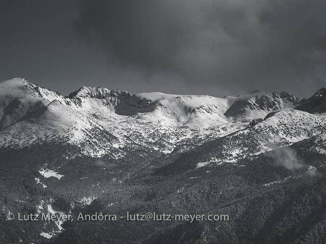 Andorra mountain landscape: Encamp, Andorra
