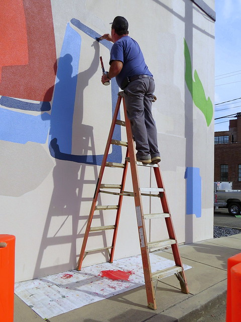 Day 2 - work on mural