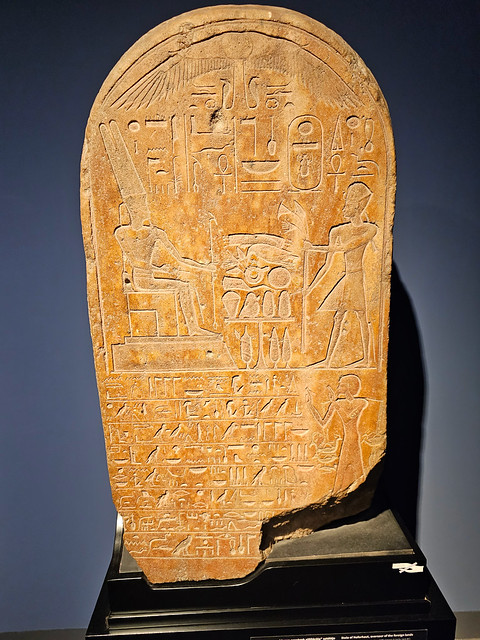 New Kingdom stela, 15th cent. BCE; Museum of Fine Arts, Budapest (2)