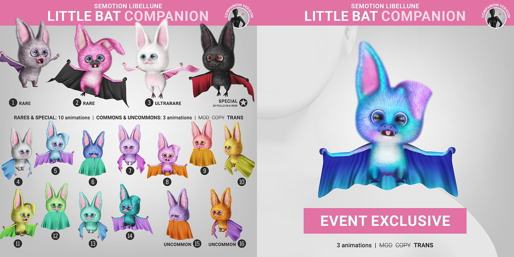 SEmotion Libellune Little Bat Companion