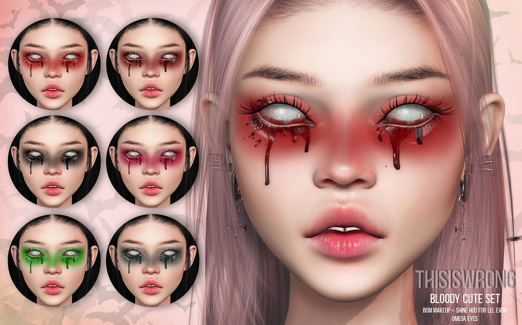 THIS IS WRONG Bloody cute makeup 3D & eyes - exclusive for…