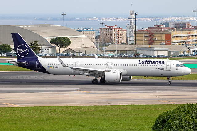Lufthansa - Airbus A321-271NX D-AIEL @ Lisbon