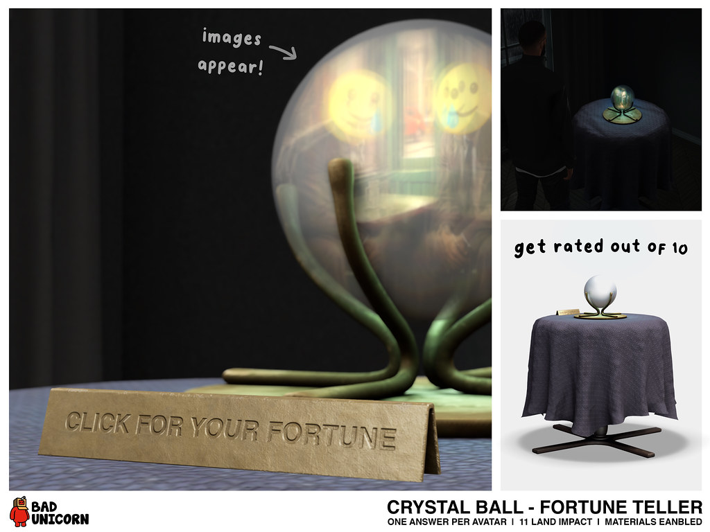 NEW! Crystal Ball – Fortune Tell @ TME Fall Shop & Hop!