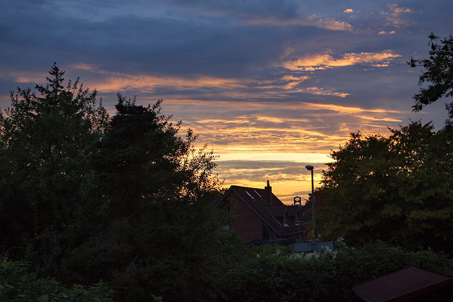 Abendhimmel über Kronshagen (September 2023)