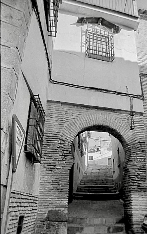 Toledo a finales de los años 80 o comienzos de los 90. Fotografía de Hilario Barrero.