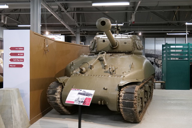 M4A1 Sherman IIa 76mm W at Bovington