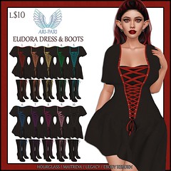 [Ari-Pari] Eudora Dress & Boots Hunt Key