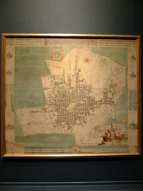 Ichnographic Plan of the Most Noble City of Mexico, 1778