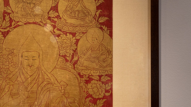 The Fifth Dalai Lama, Ngagwang Lobzang Gyatso with Previous Incarnations