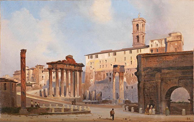 Ippolito Caffi (1809-1866) - The Roman Forum