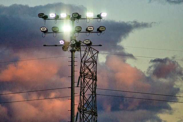 Stadium Lights & Evening Clouds, 2023.10.20