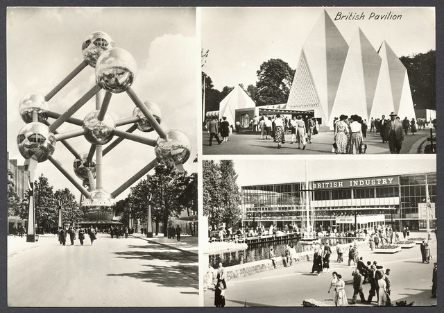 Postcard Expo '58 British Pavilion