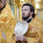 22 октября 2023, Литургия в храме св. Александра Невского в Бобачевской роще (Тверь)