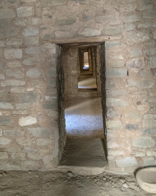 Pueblo Indian Great House Connected Rooms