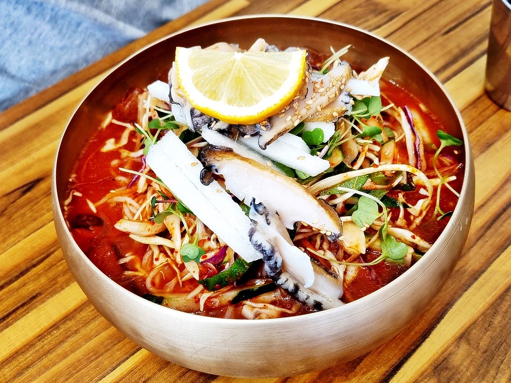 Jeonbog Mulhoe Guksu / Cold Raw Abalone Noodles