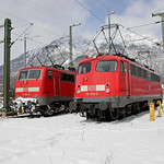 DB Regio 110 352-2 und DB Regio 111 042-8, Garmisch-Partenkirchen
