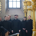 22 октября 2023, Литургия в храме св. Александра Невского в Бобачевской роще (Тверь)