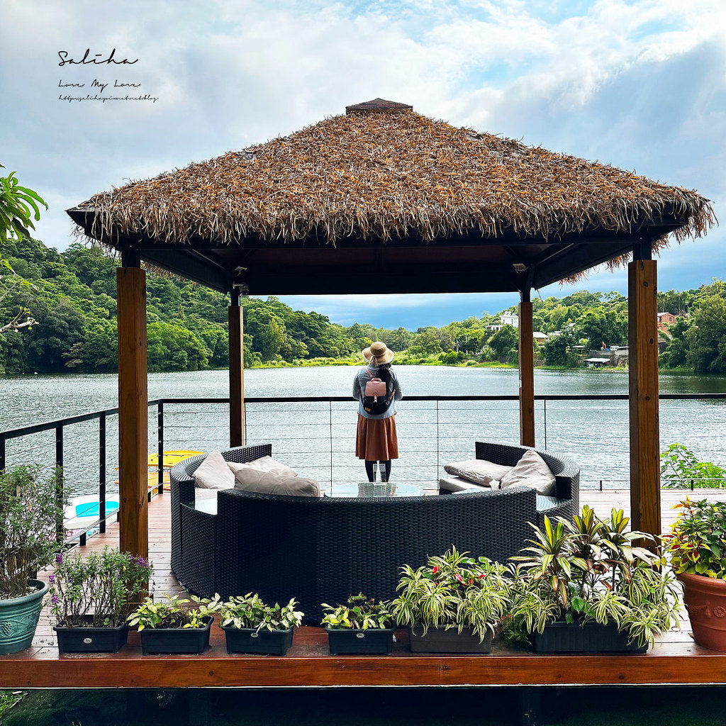 苗栗景觀餐廳三義超美咖啡廳映象水岸峇里島咖啡廳可踩天鵝船 (1)