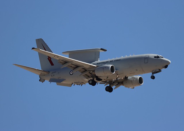 A30-001 Boeing E-7A Wedgetail. Nellis AFB 16 October 2023