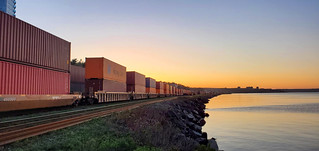 Trainyard Sunset