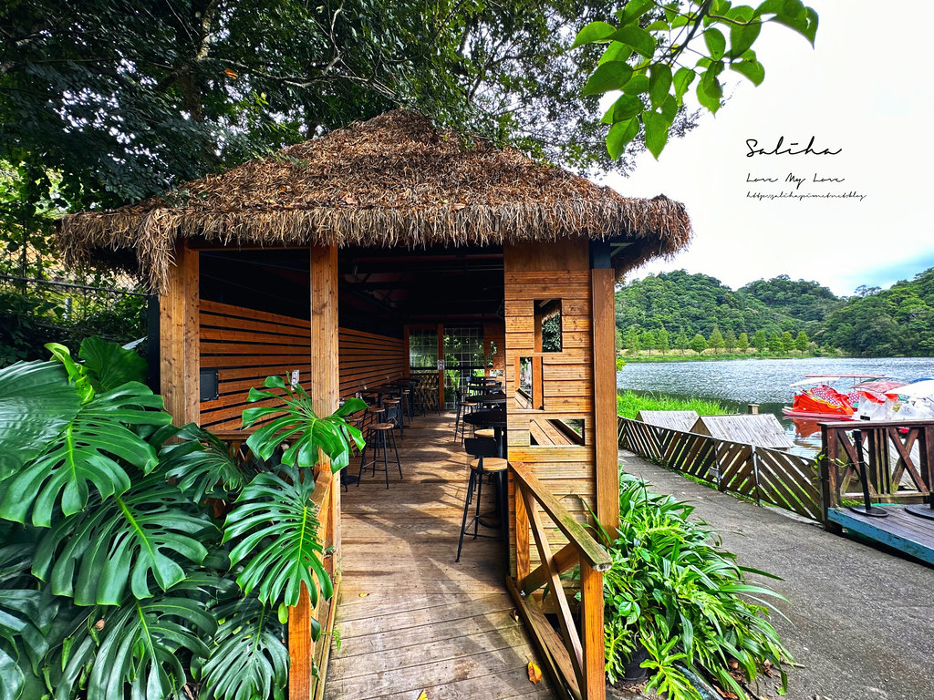 苗栗三義景觀餐廳西湖渡假村映象水岸水畔峇里島咖啡廳可踩天鵝船 (2)