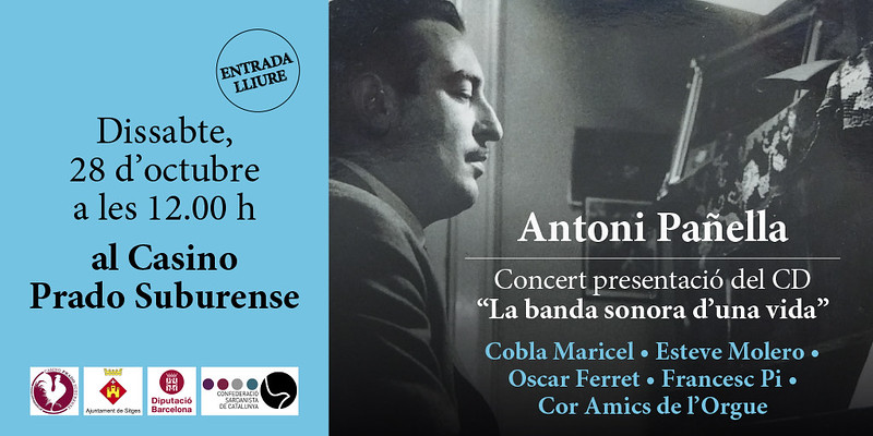 Antoni Pañella – Concert presentació del CD «La banda sonora d’una vida»