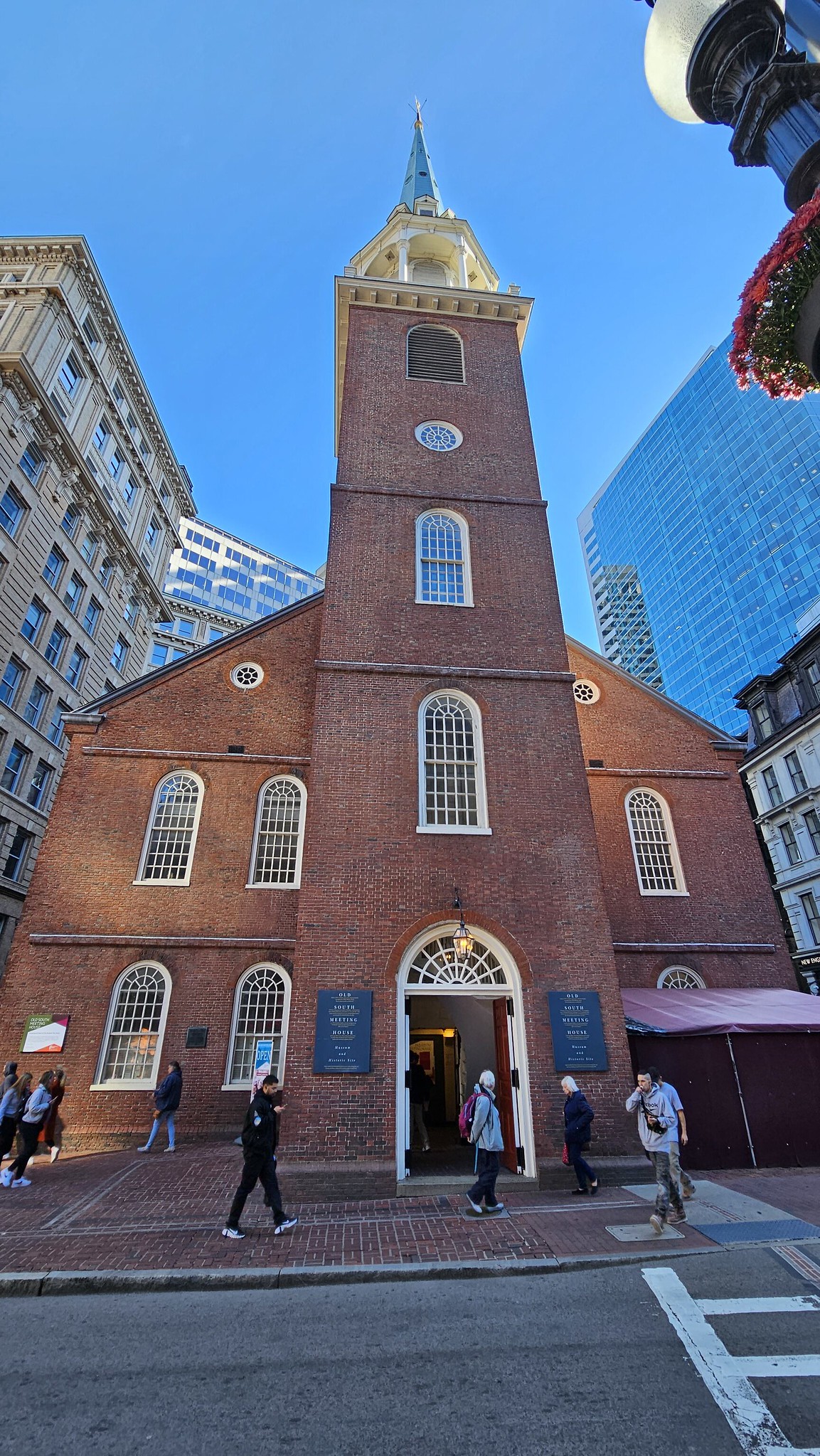 The Old South Meeting House in Bostgon