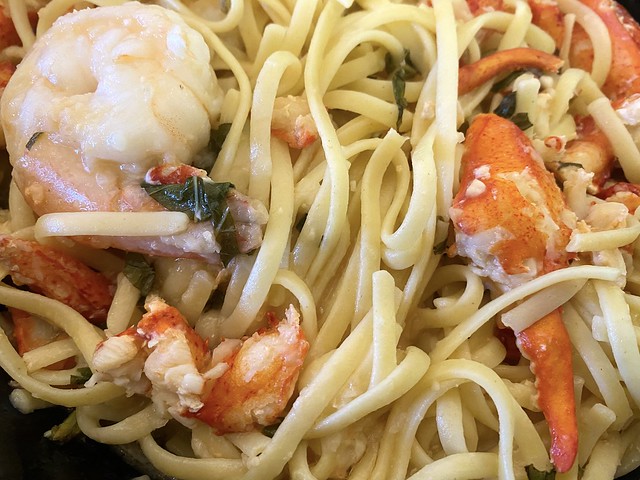 Everything is FOOD! - Lobster and Shrimp Scampi!
