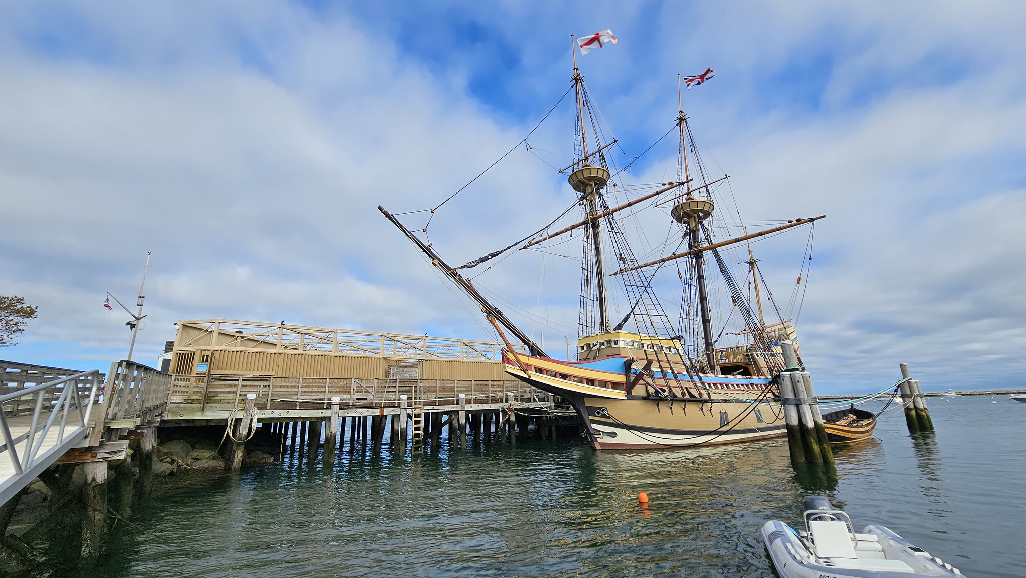 The Mayflower in Plymouth