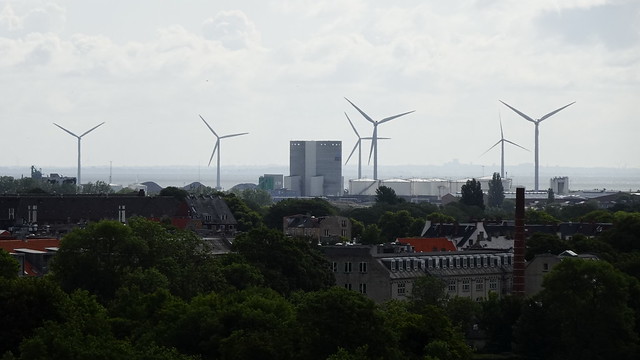 Windturbines in the distance