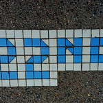 22nd Quincy, Illinois has many intersections marked with this blue and white tile. It is at the intersection of Payson Avenue and South 22nd Street.