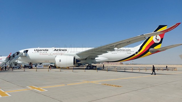 Uganda Airlines                                     Airbus A330-800                                   5X-NIL