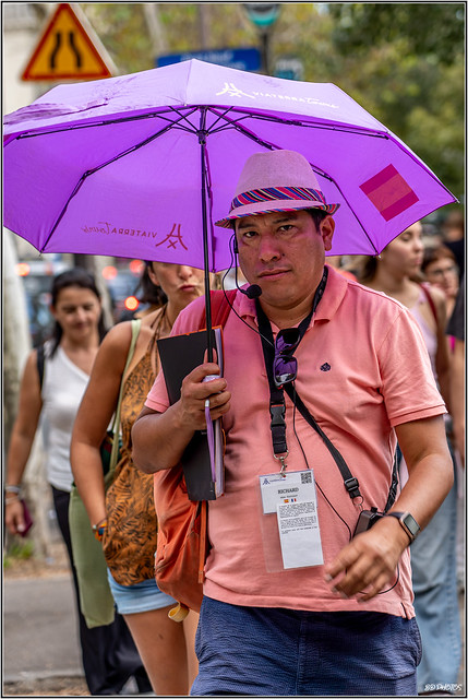 Le parapluie rose