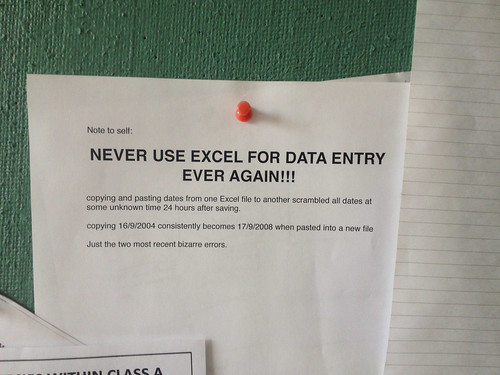 Never use Excel for data entry ever again!