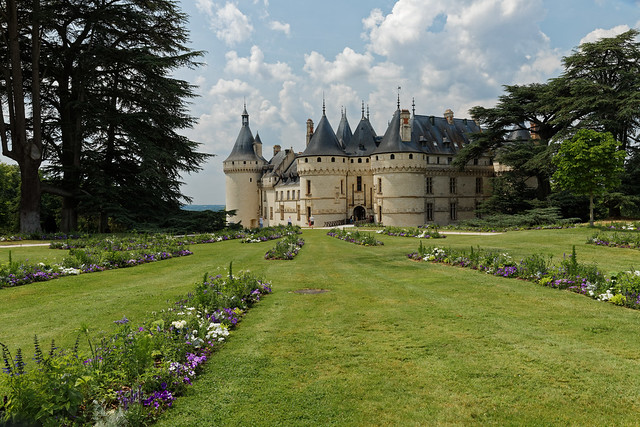 Chateau de Chaumont-sur-Loire et son parc.